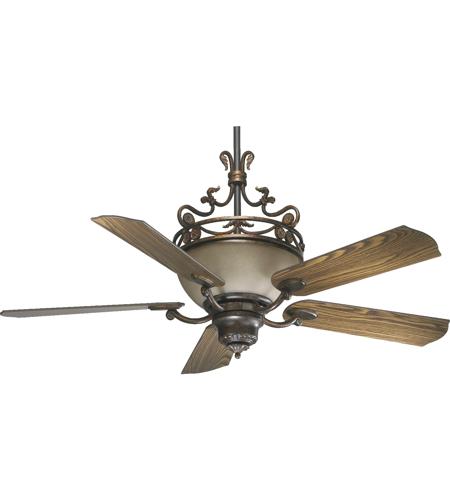 Quorum International Turino 4 Light Ceiling Fan In Corsican Gold With Dark Oak Blades 63565 88