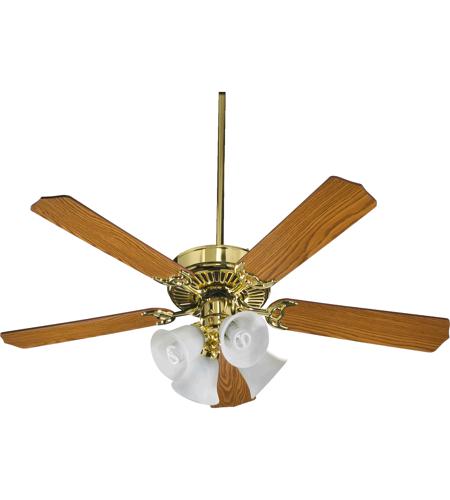 Quorum 77520 8102 Capri V Polished Brass Ceiling Fan Motor In