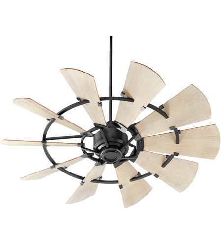 Quorum 95210 69 Windmill 52 Inch Noir, Windmill Ceiling Fan