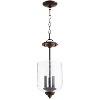 Antique Finish Quorum 6911-3-180 Transitional Three Light Island Pendant from Richmond Collection in Brass 38.00 inches 18.00x38.00x8.00 