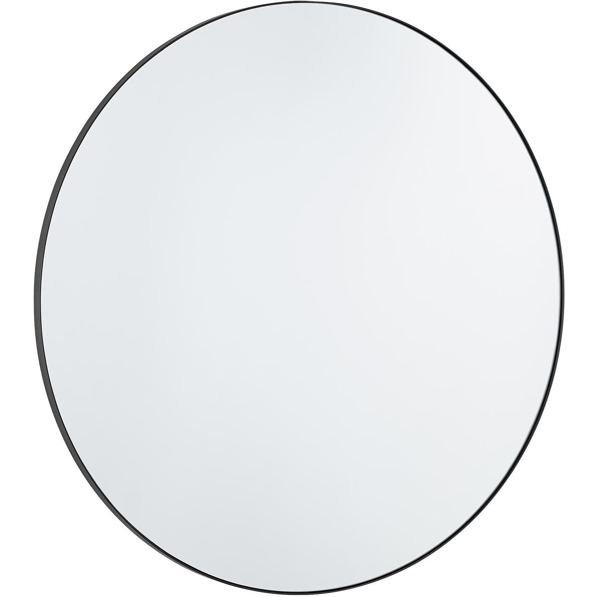 Quorum 103659 Fort Worth 36 X 36 inch Matte Black Wall Mirror