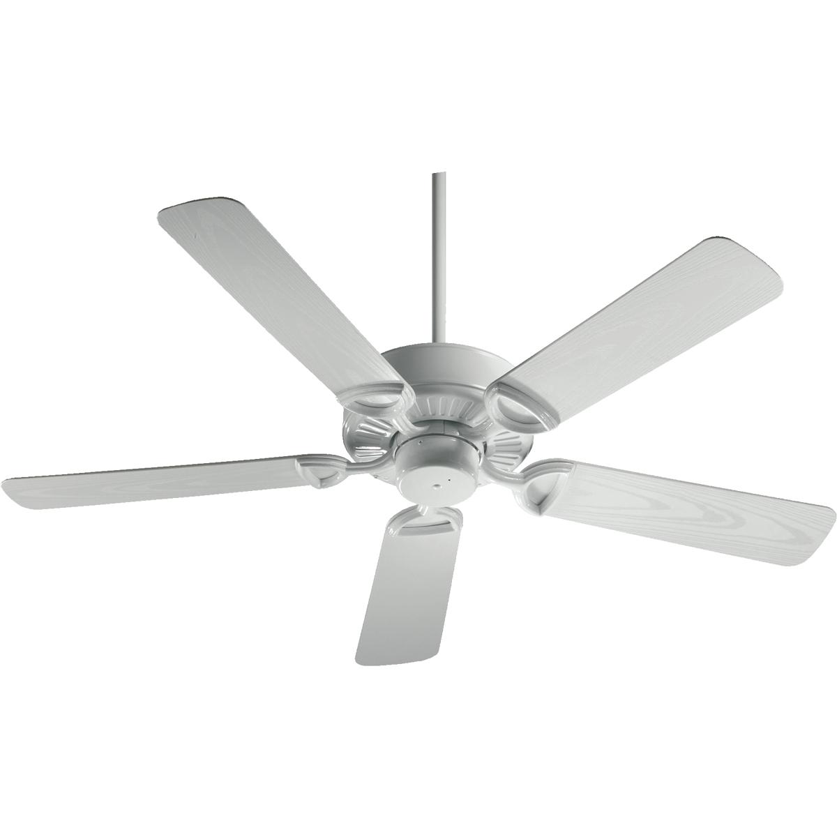 Quorum 143525-6 Estate Patio 52 inch White Outdoor Ceiling Fan
