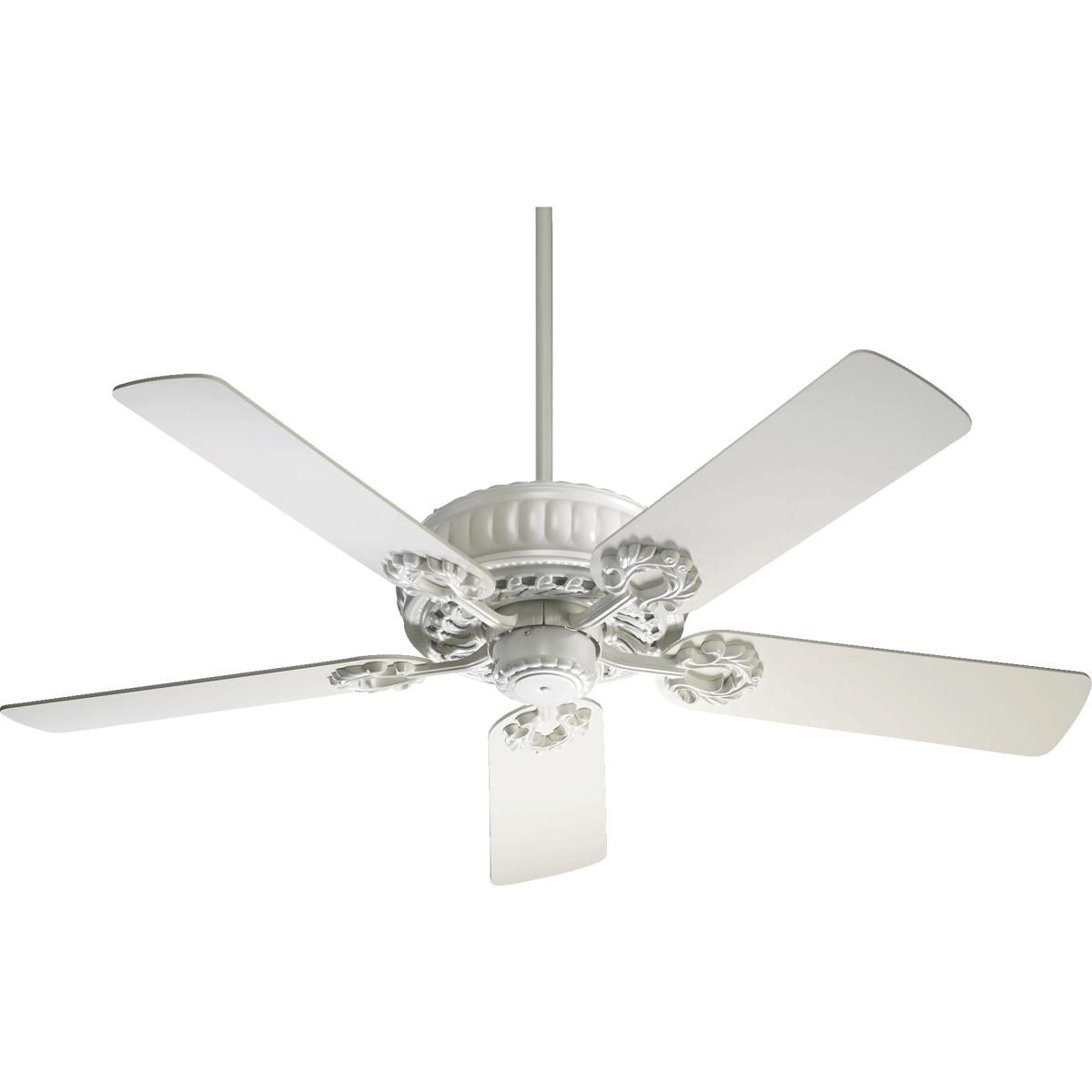 Quorum 35525-8 Empress 52 inch Studio White Ceiling Fan