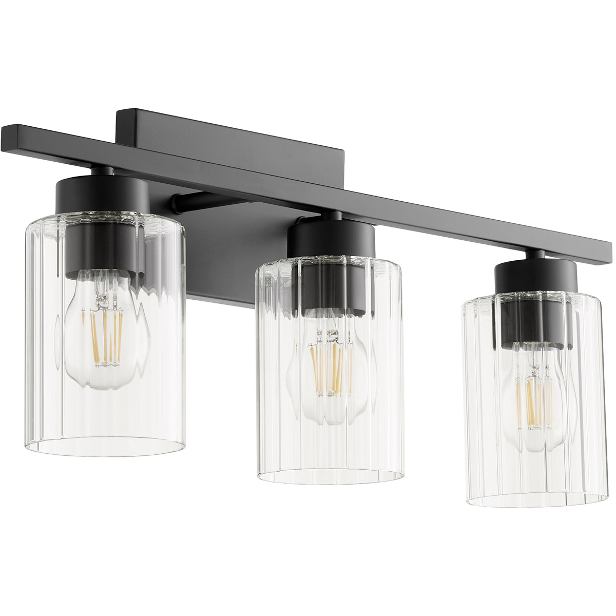 Quorum 501-3-69 Ladin 3 Light 22 inch Noir Vanity Light Wall Light