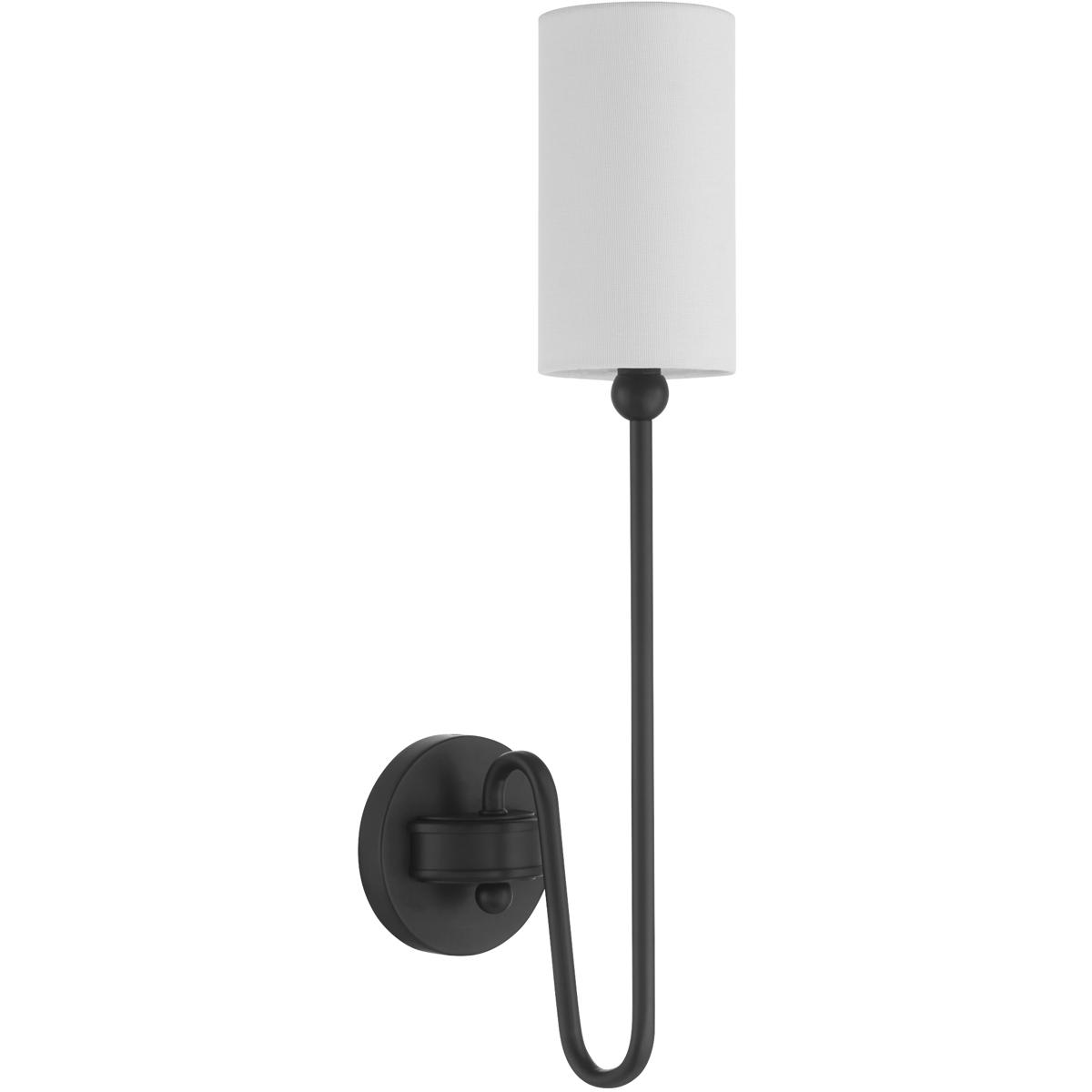 Quorum 597-1-59 Charlotte 1 Light 4.75 inch Matte Black Wall Mount Wall Light