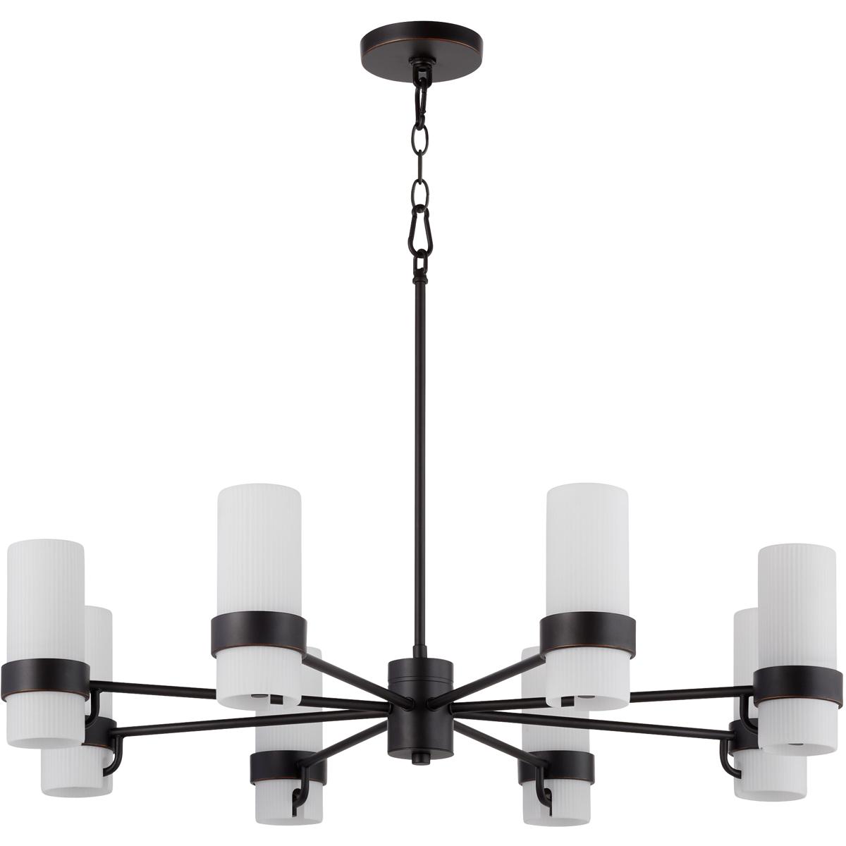 Quorum 6169836 Sojourn 8 Light 36 inch Bronze Chandelier Ceiling Light