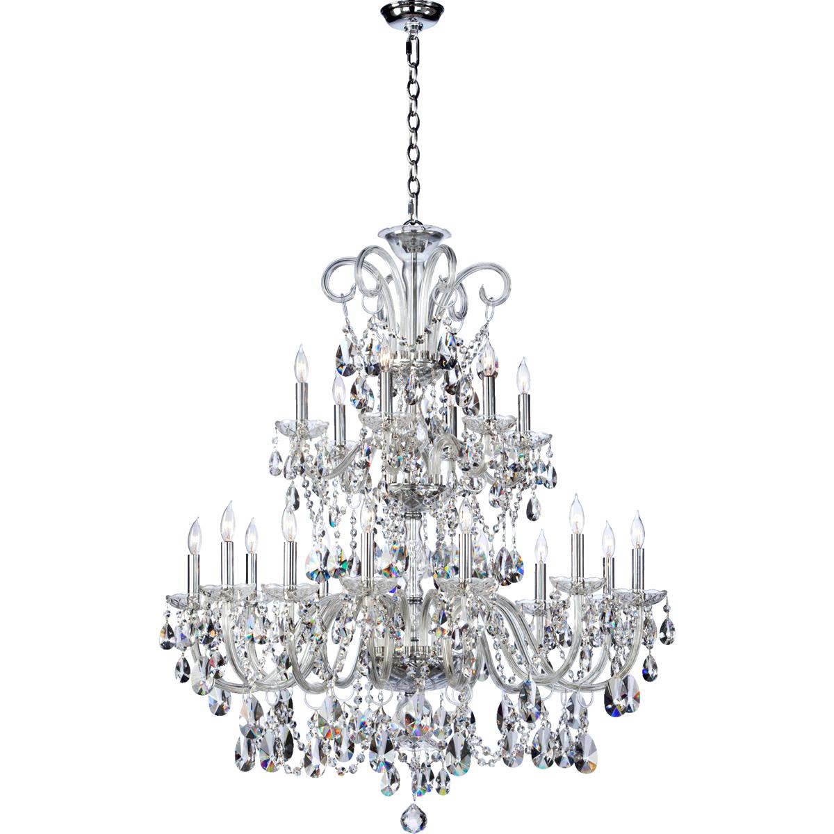 Quorum 630-18-514 Bohemian Katerina 18 Light 36.75 inch Chrome Chandelier Ceiling Light