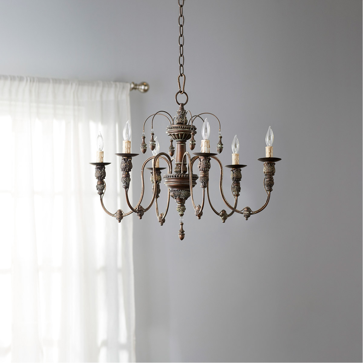 Quorum International 6316-6-39 Salento Chandelier Vintage Copper | eBay