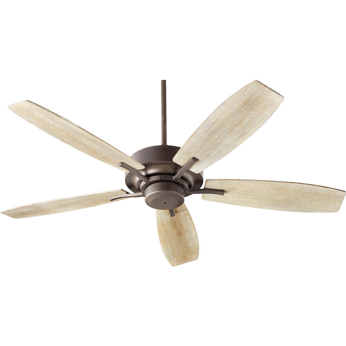 Quorum 64525-8641 Soho 52 inch Oiled Bronze with Weathered Oak Blades Indoor Ceiling Fan