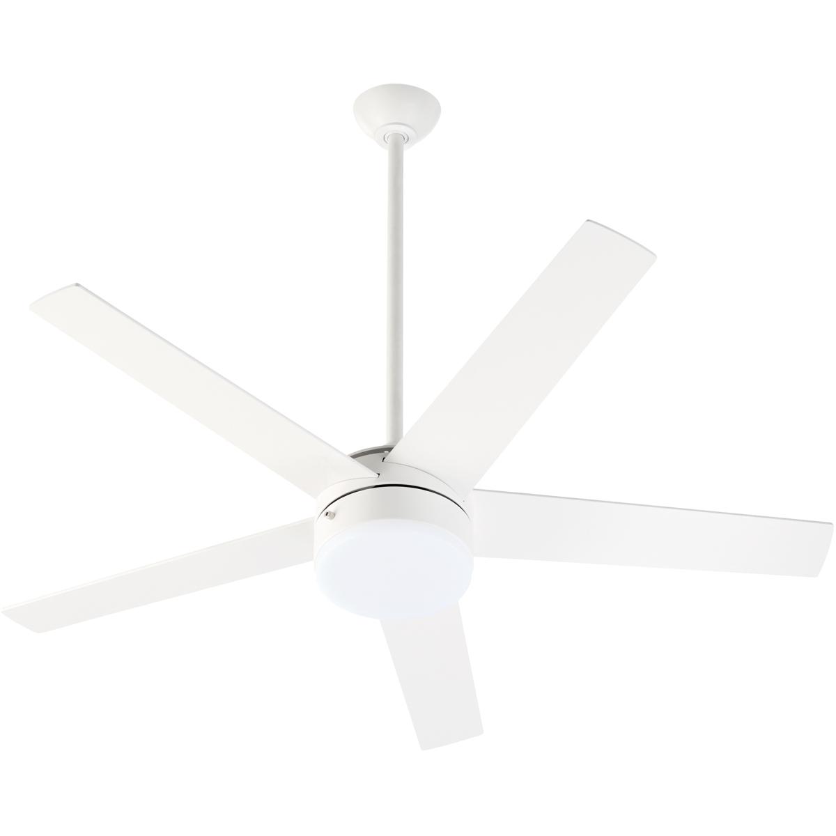 Quorum 65525-8 Sedgwick 52 inch Studio White with Studio White/Washed Oak Blades Ceiling Fan