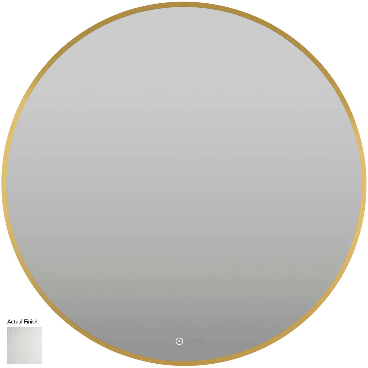 Quorum 903665 Soleil 36 inch Satin Nickel LED Mirror
