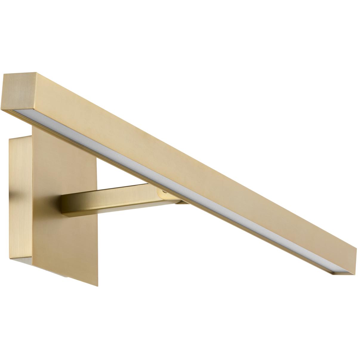 Quorum 940-30-80 Fort Worth 12 watt Aged Brass Picture Light Wall Light