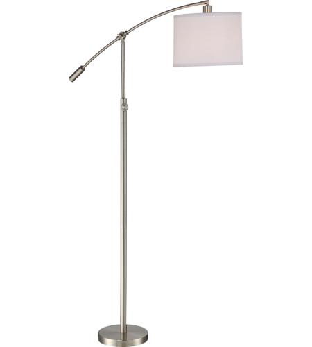 Brushed Nickel Floor Lamp Portable Light, Nickel Floor Lamp