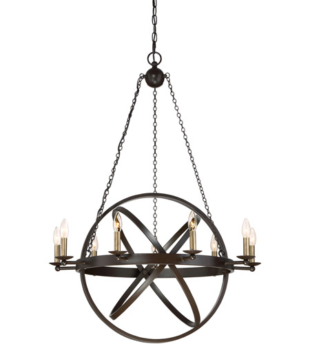 Quoizel Eon5009wt Eons 9 Light 32 Inch Western Bronze