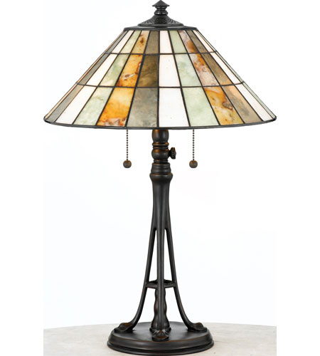 Jade Portable 2 Light Table Lamps in Valiant Bronze JD601TVA