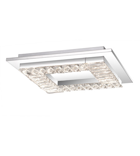 Passion Led 16 Inch Polished Chrome Flush Mount Ceiling Light