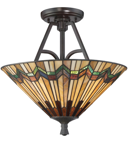 Quoizel Tfat1716va Alcott 2 Light 16 Inch Valiant Bronze Semi