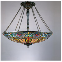 Quoizel TF1784VB Tiffany 8 Light 40 inch Vintage Bronze Pendant Ceiling Light, Naturals photo thumbnail