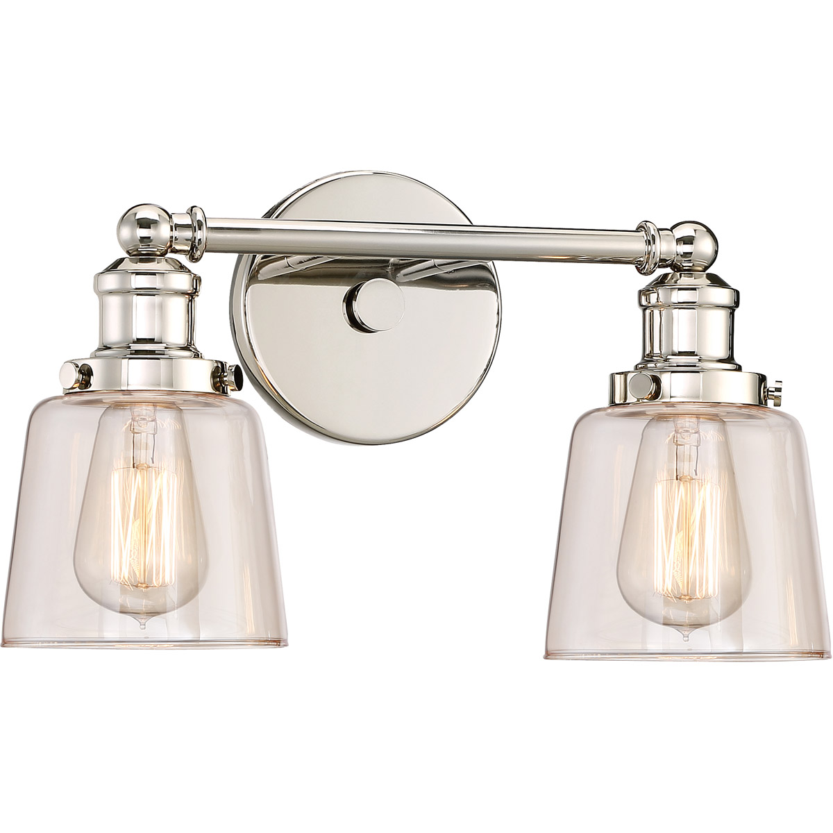 Quoizel UNI8602PK Union 2 Light 15 inch Polished Nickel Bath Light Wall