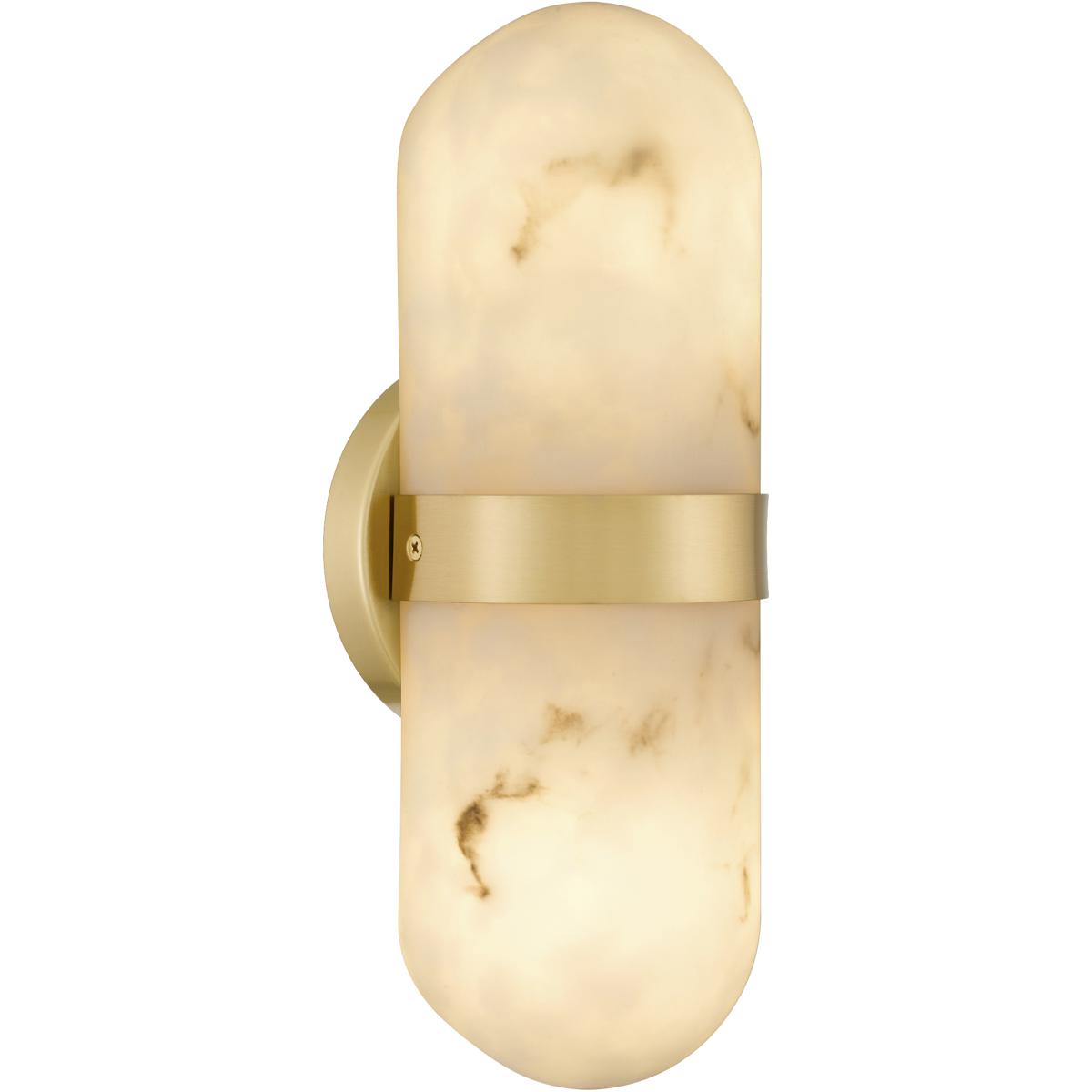 Lighting New York BREE8704BRG Quoizel Bree Wall Sconce Wall Light in Brushed Gold BREE8704BRG - Open Box