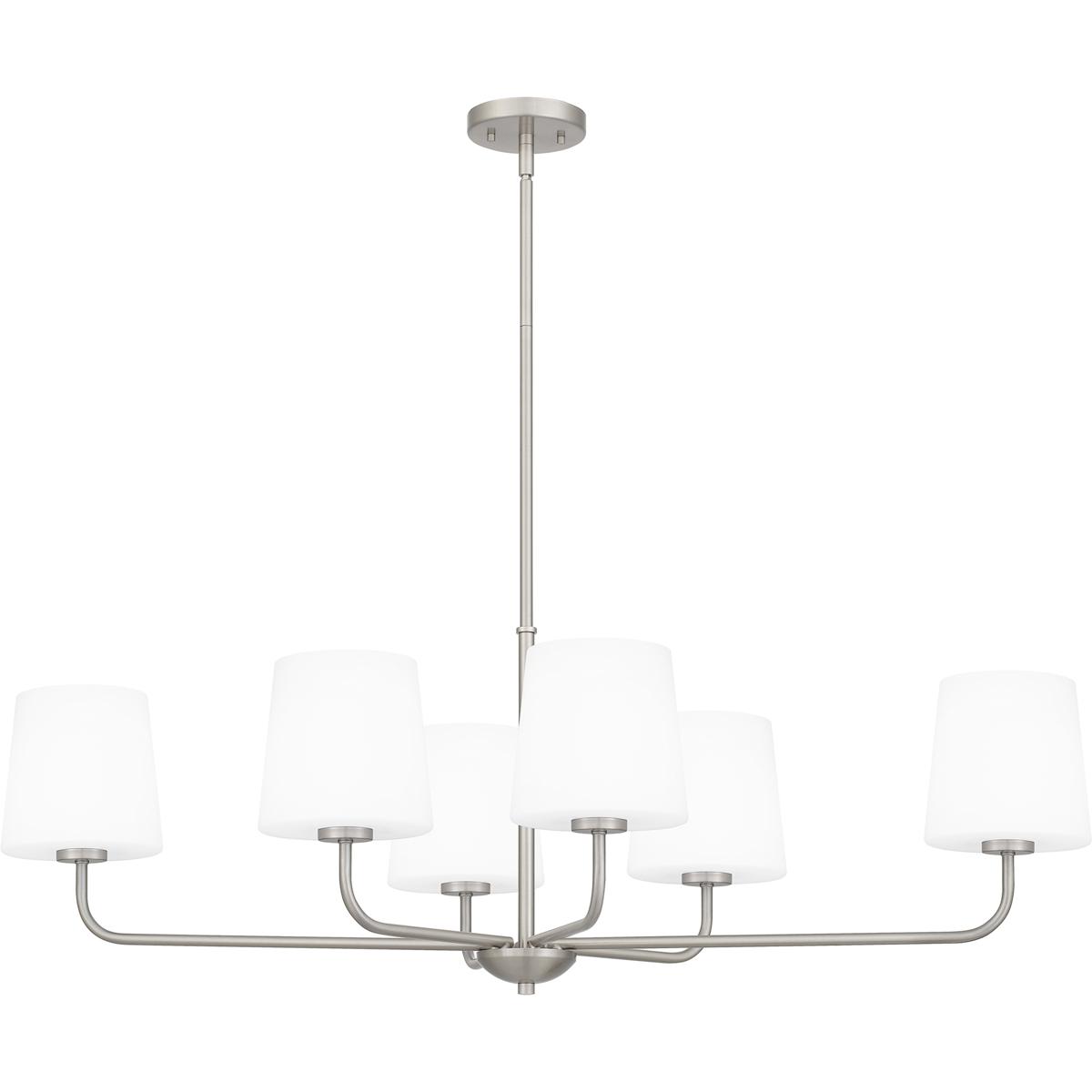 Quoizel GGR642BN Gallagher 6 Light 42 inch Brushed Nickel Island Light Ceiling Light