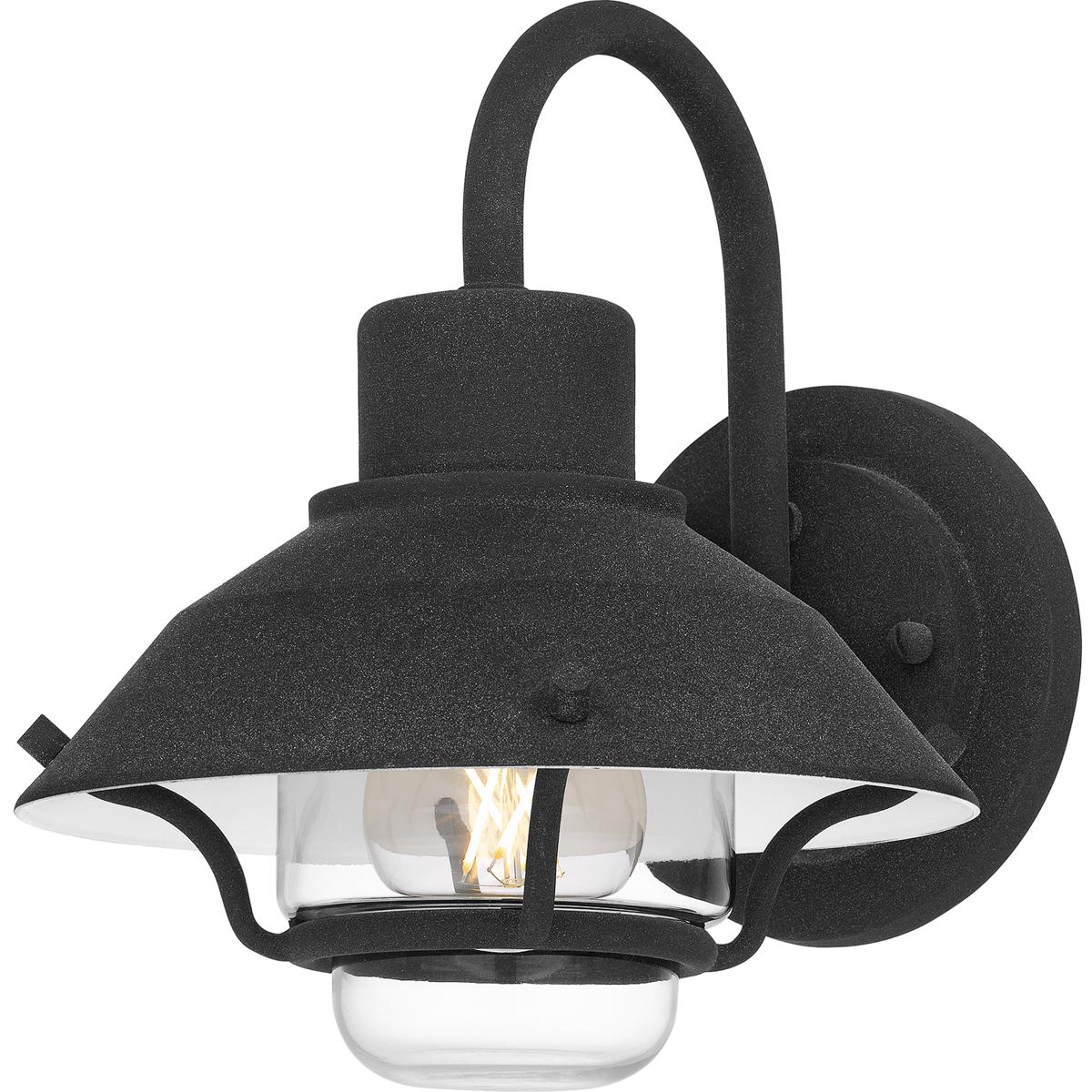 Quoizel LVL8408MB Lavalier 1 Light 8 inch Mottled Black Outdoor Lantern, Medium