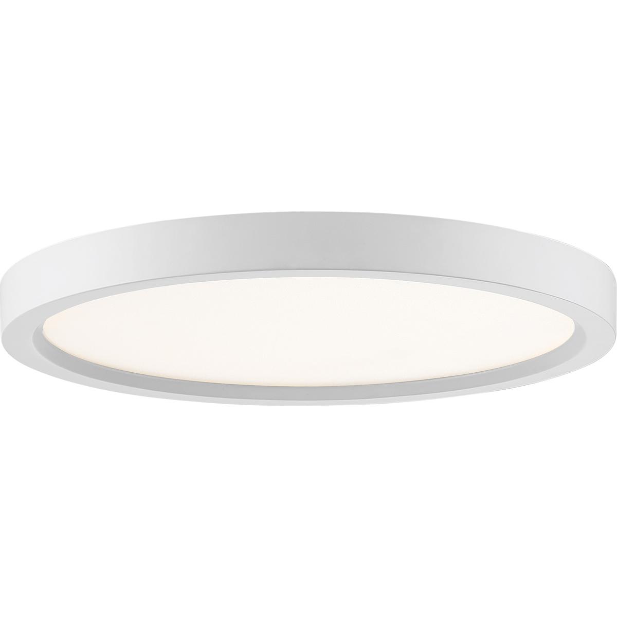 Quoizel OST1711W Outskirts LED 11 inch Fresco Flush Mount Ceiling Light in Italian Fresco