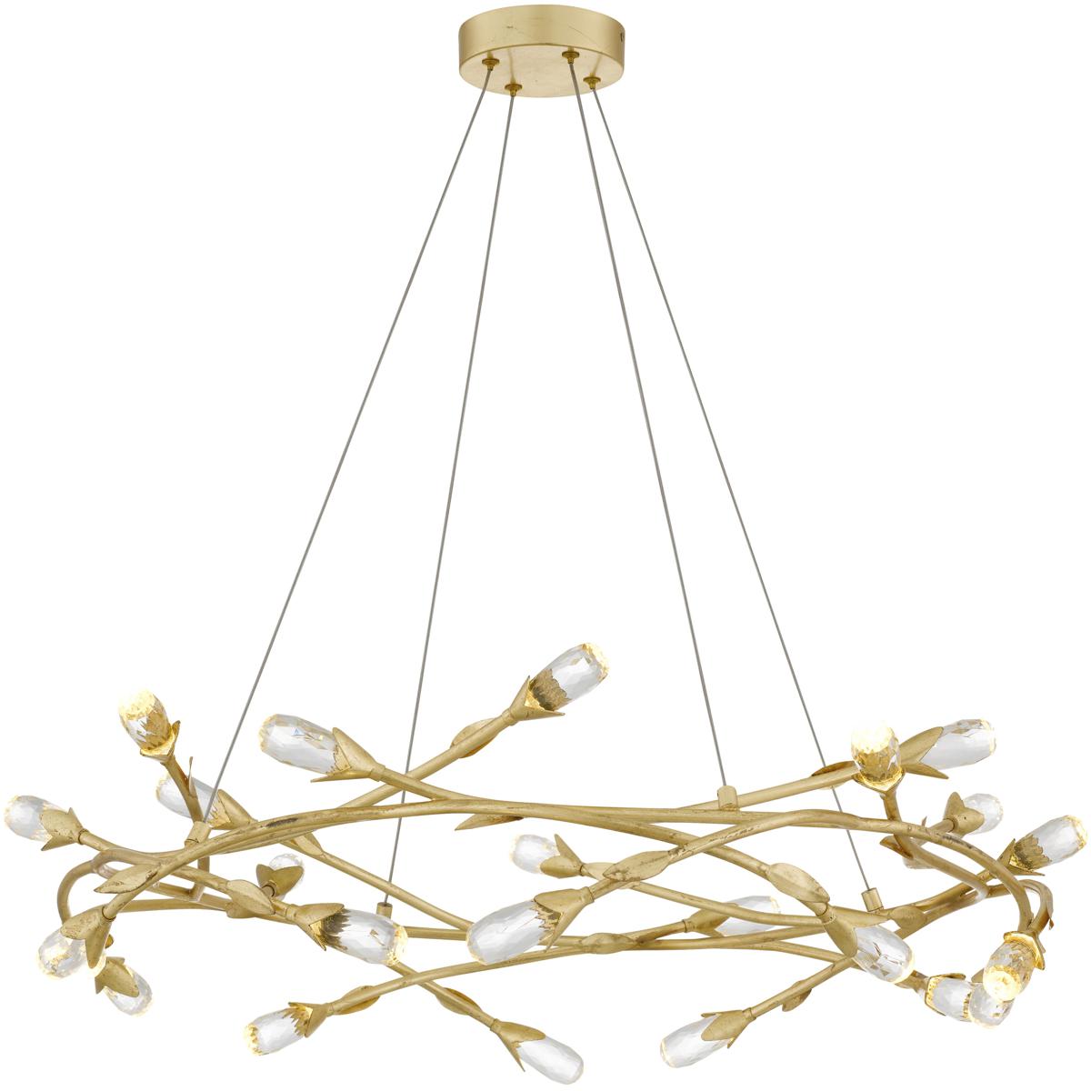 Lighting New York R-PCCOR2832GFL Quoizel Cora Pendant Ceiling Light in Gold Leaf PCCOR2832GFL - Open Box