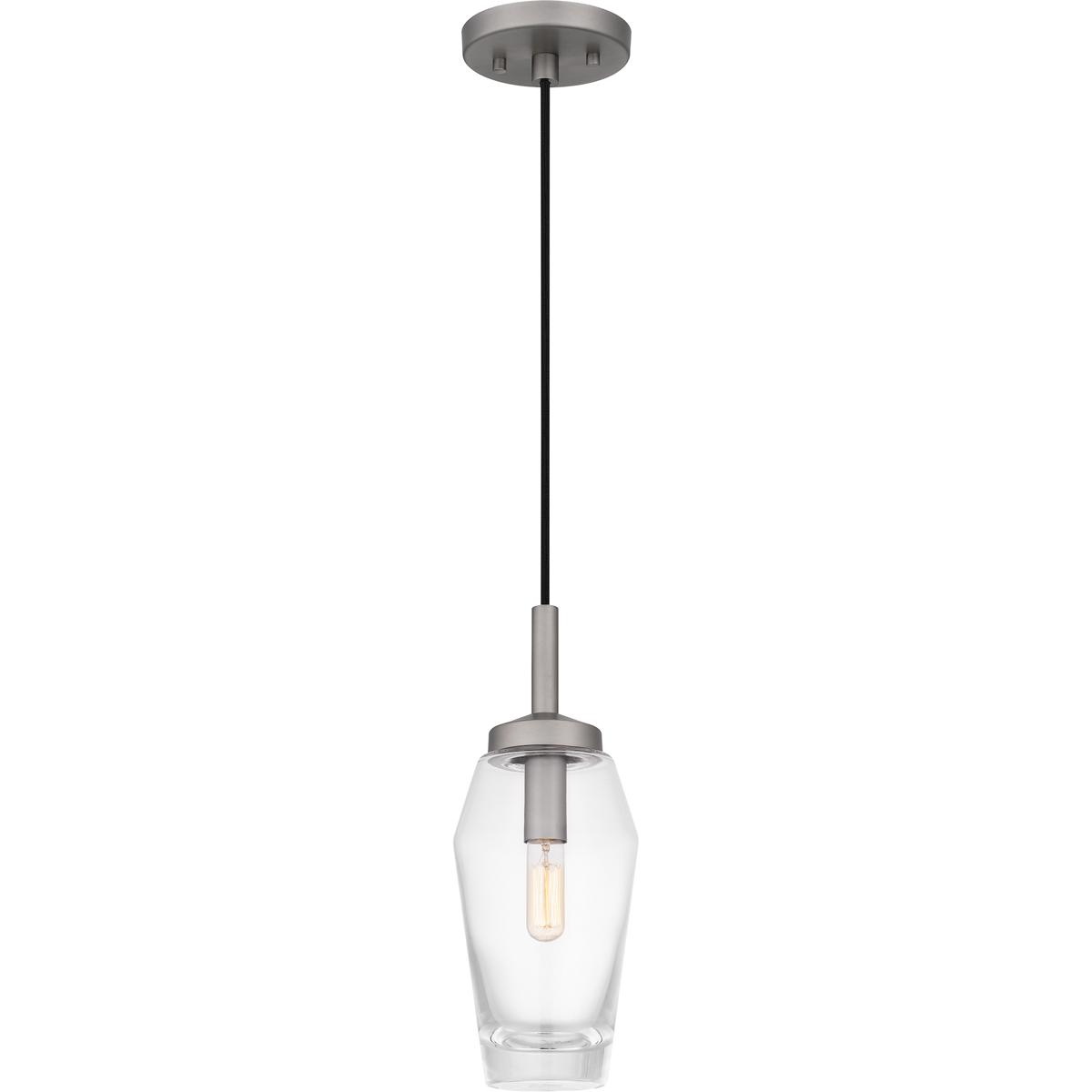 Quoizel QPP6190AN Xander 1 Light 5 inch Antique Nickel Mini Pendant Ceiling Light