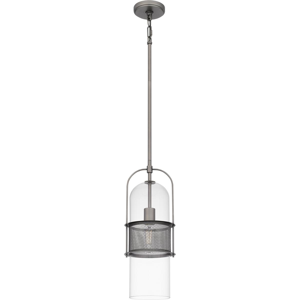 Quoizel QPP6221AN Soffer 1 Light 7 inch Antique Nickel Mini Pendant Ceiling Light, Small