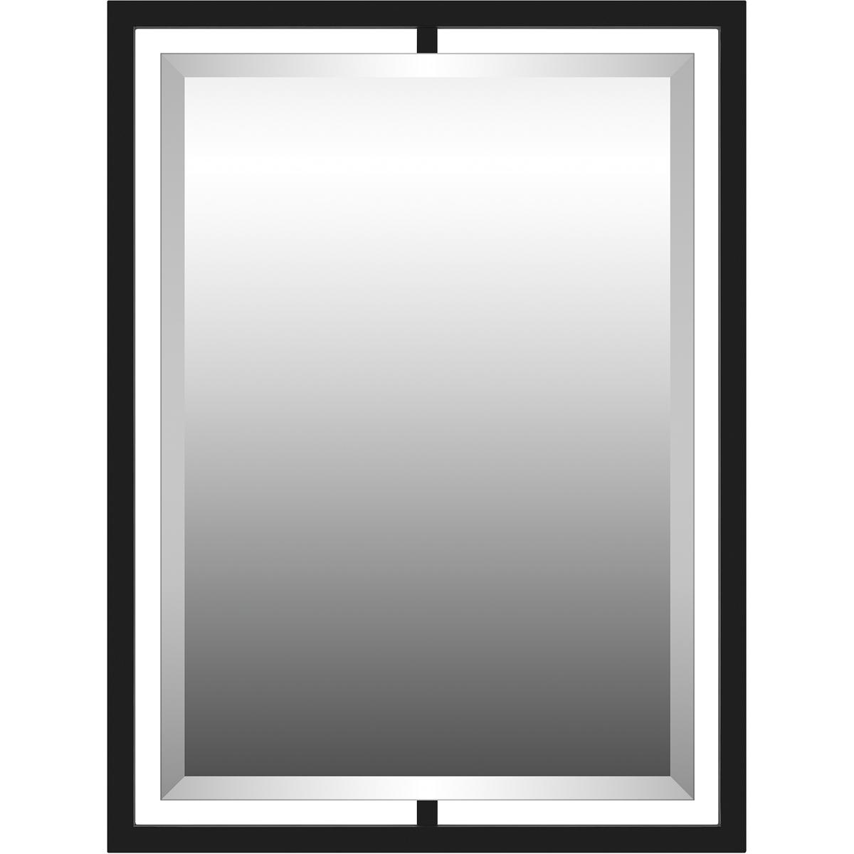 Quoizel QR1857MBK Marcos 32 X 24 inch Matte Black Mirror