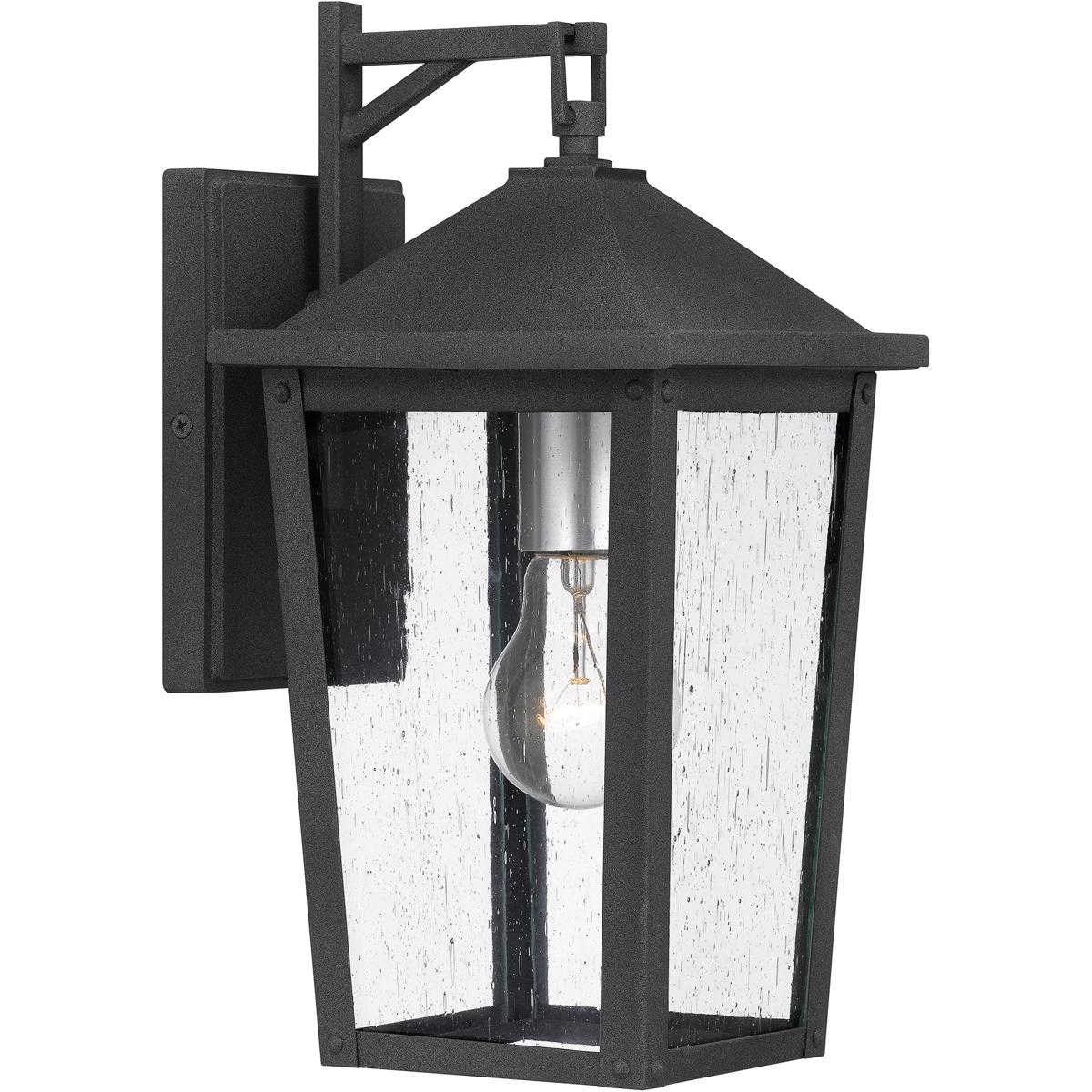Lighting New York STNL8407MB Quoizel Stoneleigh 1 Light 13 inch Mottled Black Outdoor Wall Lantern S