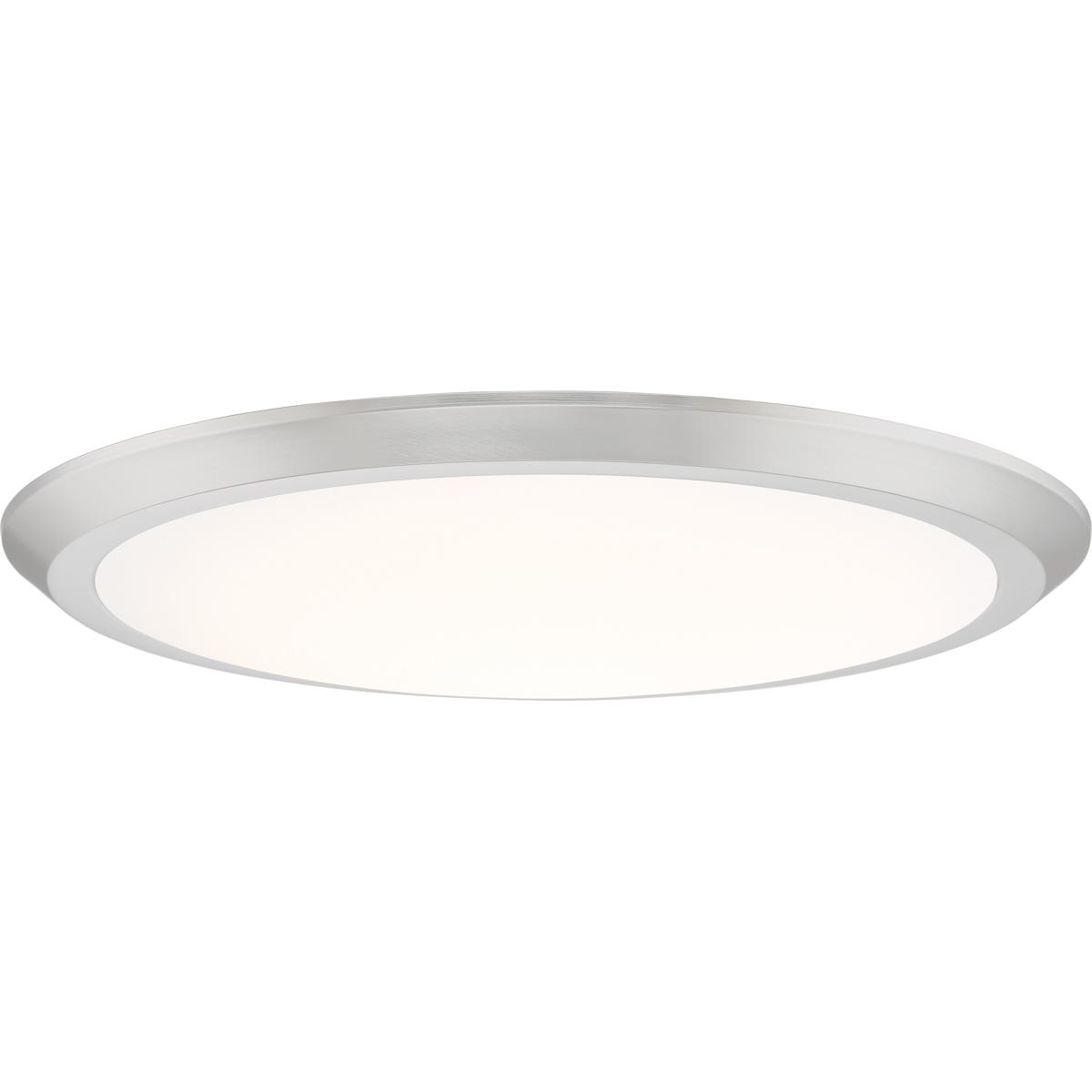 Quoizel VRG1620BN Verge LED 20 inch Brushed Nickel Flush Mount Ceiling Light
