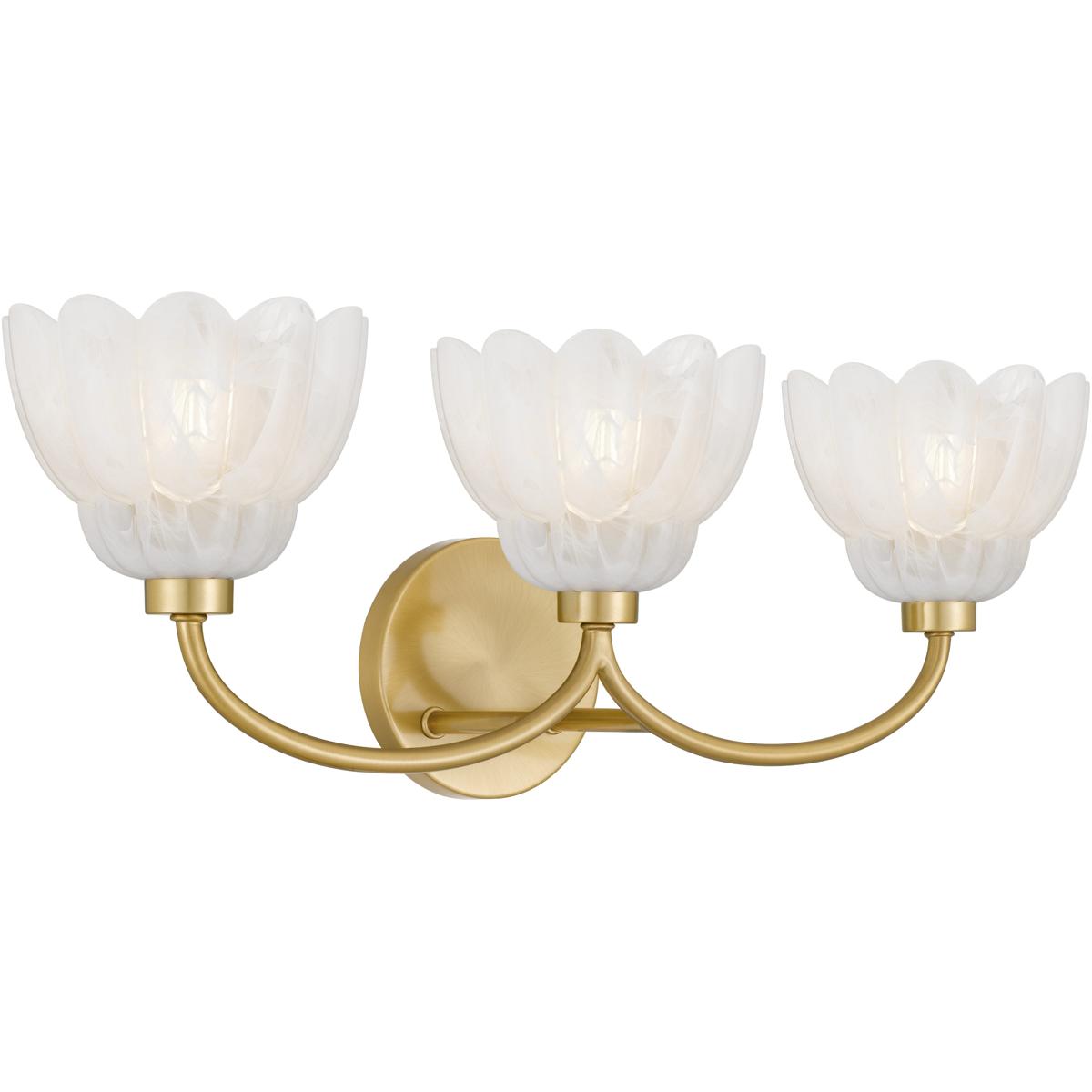 Quoizel WHP8623BRG Whitecap Vanity Light Wall Light in Brushed Gold