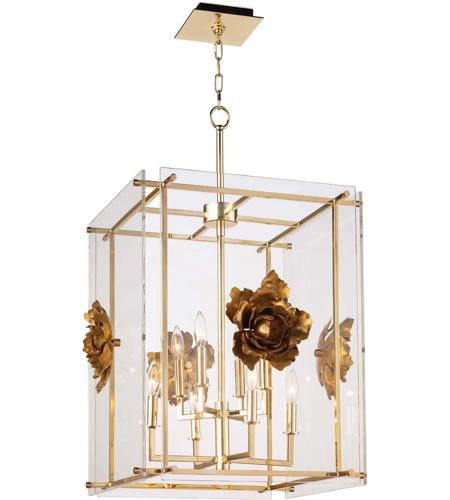 Regina Andrew 16 1181 Adeline 8 Light 25 Inch Gold Foyer Pendant Ceiling Light Large