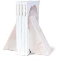 Regina Andrew 20-1390WT Othello Marble 7 X 3 inch White Book Ends alternative photo thumbnail