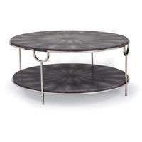 Regina Andrew 30-1039CHAR Vogue 39 X 39 inch Charcoal and Polished Nickel Cocktail Table photo thumbnail