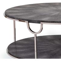 Regina Andrew 30-1039CHAR Vogue 39 X 39 inch Charcoal and Polished Nickel Cocktail Table alternative photo thumbnail
