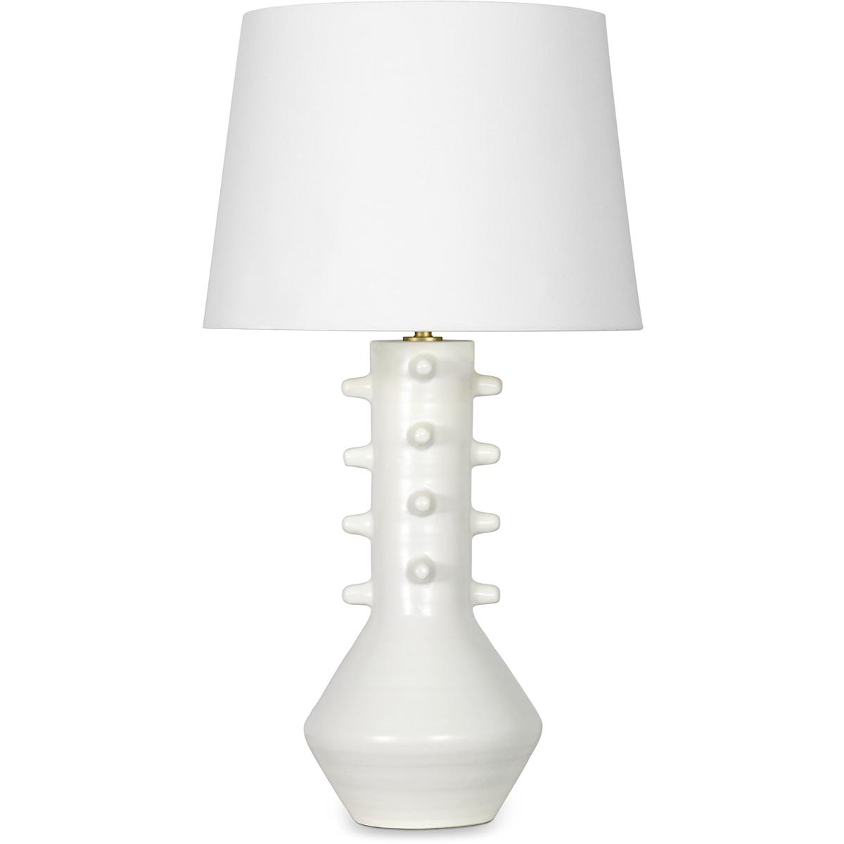 Regina Andrew 131620WT Norway 31 inch 15000 watt White Table Lamp Portable Light