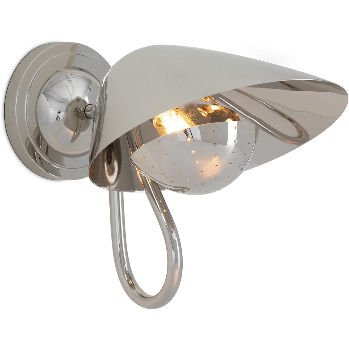 Regina Andrew 15-1230PN Keaton 1 Light 8.25 inch Polished Nickel Wall Sconce Wall Light, Single