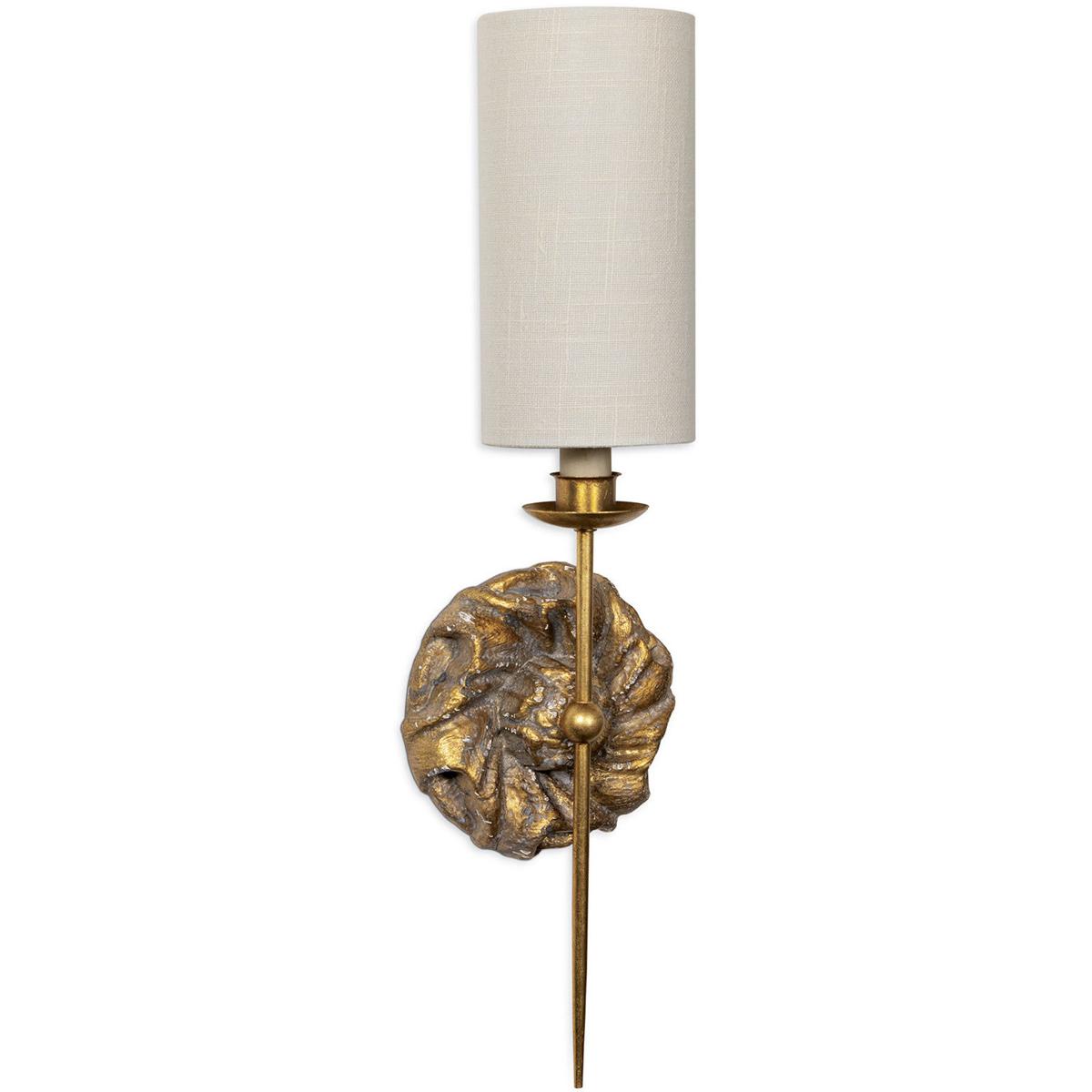 Lighting New York R-15-1236 Regina Andrew Domonique 1 Light 4.5 inch Antique Gold Sconce Wall Light 15-1236 - Open Box