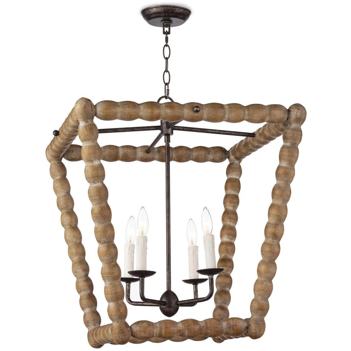Regina Andrew 16-1254NAT Perennial 4 Light 22.5 inch Natural Ceiling Lantern Ceiling Light