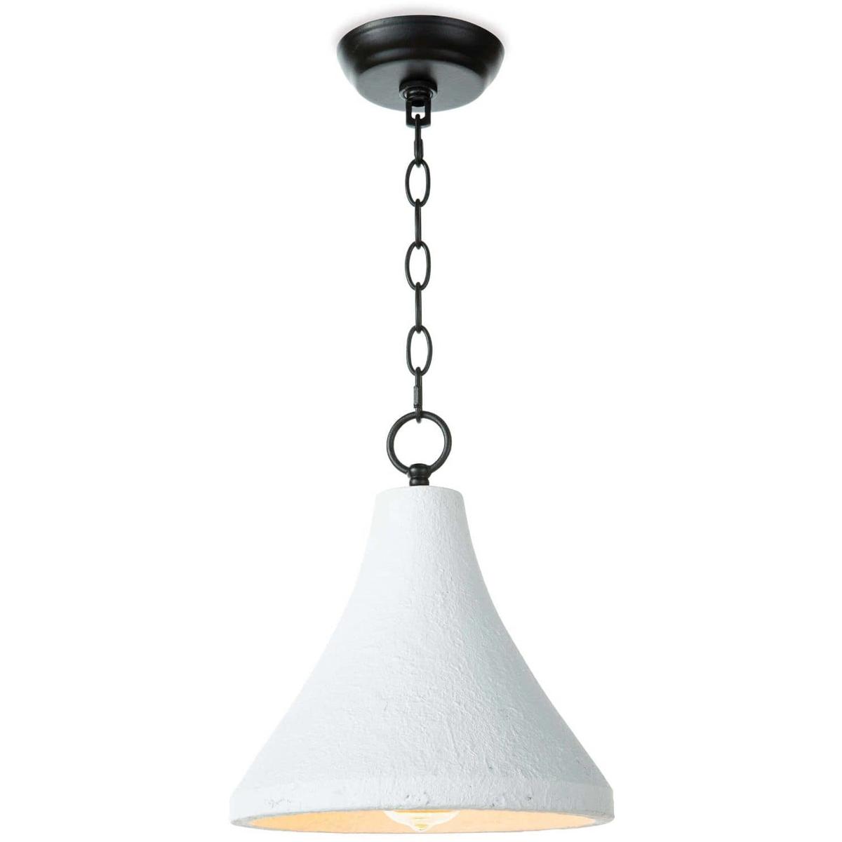 Regina Andrew 161322 Billie 1 Light 105 inch White Pendant Ceiling Light Small