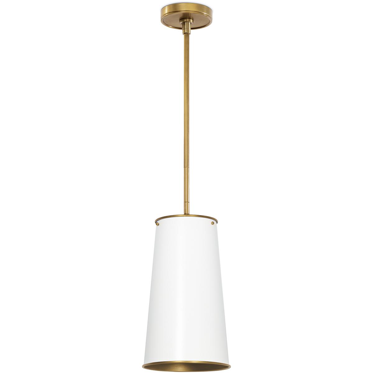 Regina Andrew 16-1392WT Hattie 1 Light 7 inch White Pendant Ceiling Light