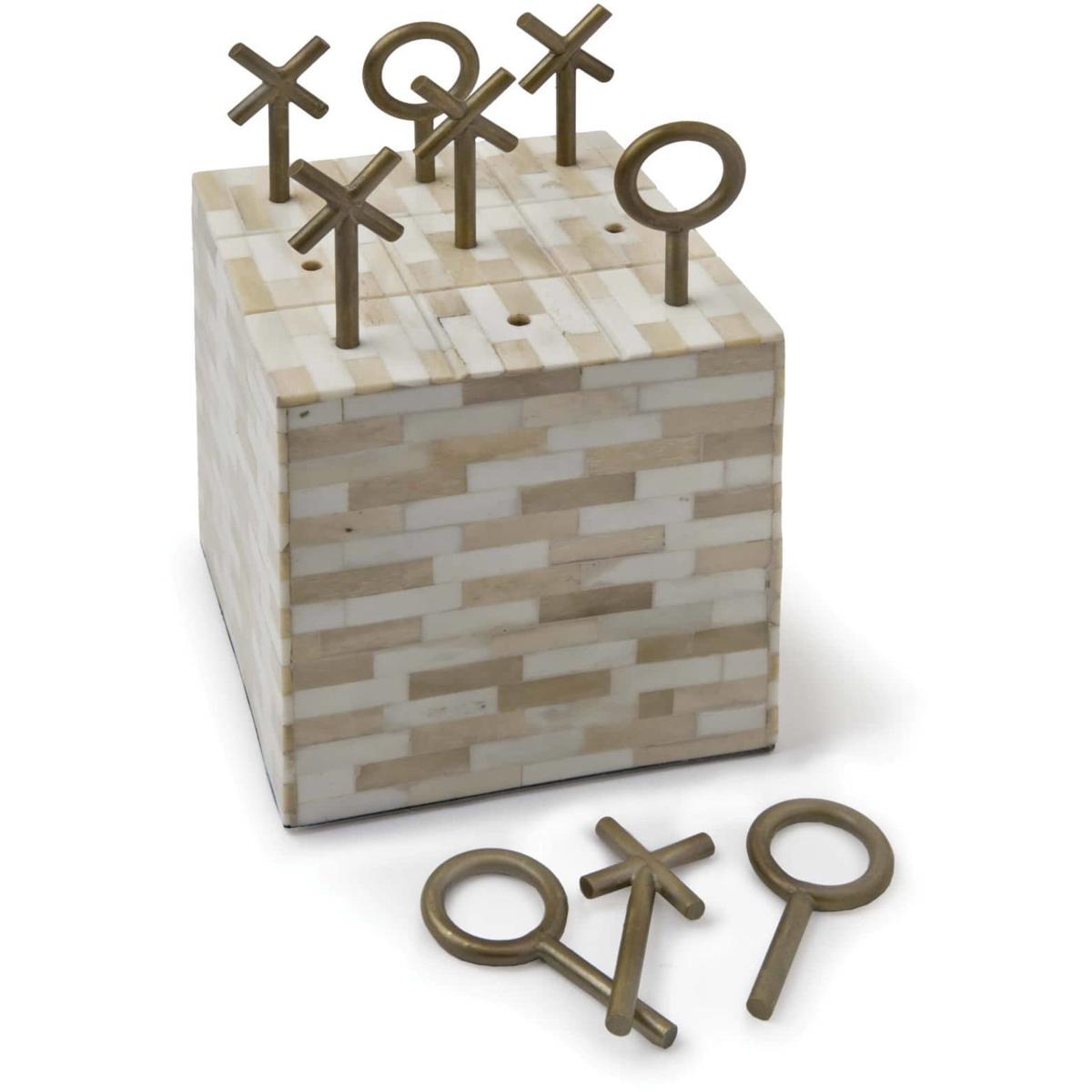 Regina Andrew 20-1099 Tic Tac Toe Natural Game, Block