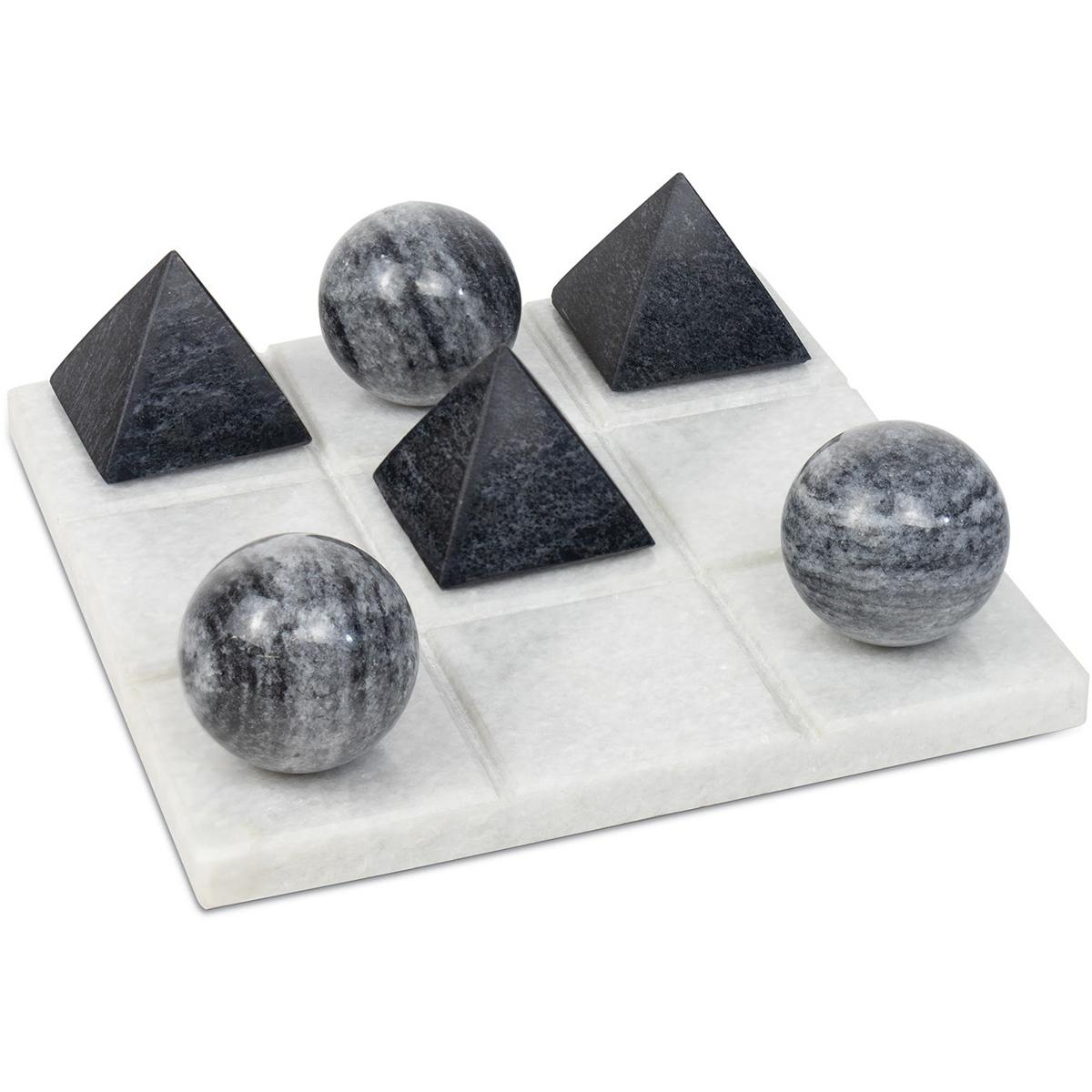 Regina Andrew Tic Tac Toe Decorative Gameboard Tic Tac Toe - 20-1666WT - Modern Contemporary