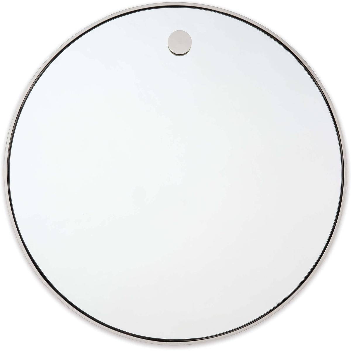 Regina Andrew 211045PN Hanging 36 X 36 inch Polished Nickel Mirror Circular
