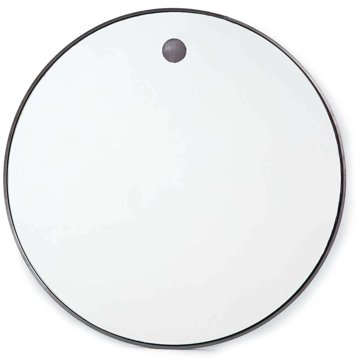 Regina Andrew 211045STL Circular 36 X 36 inch Steel Hanging Mirror Circular