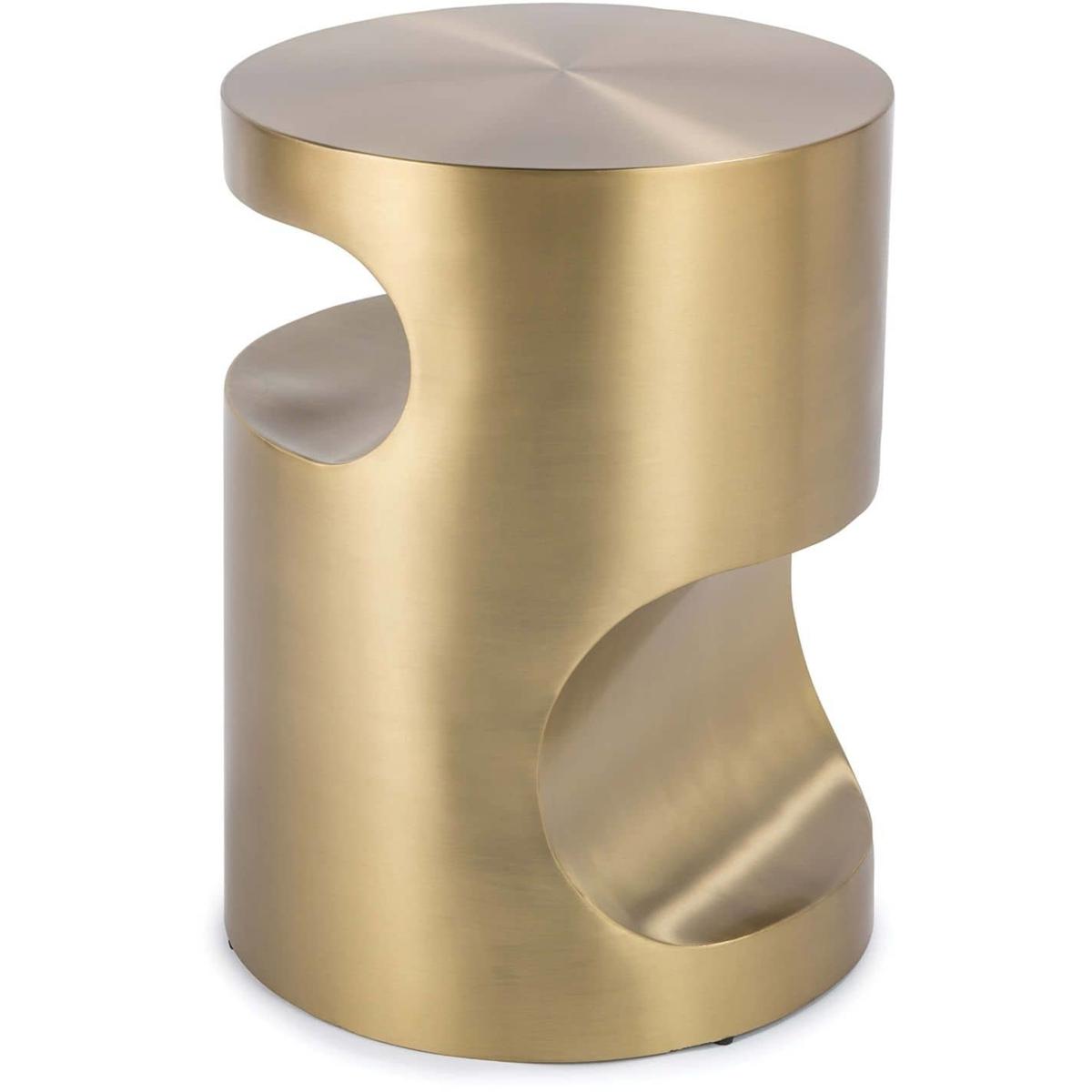 Regina Andrew 30-1061BRS Nathan 22 X 16.25 inch Brass Side Table