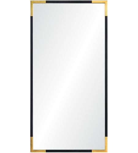 Renwil MT1831 Osmond 60 X 30 inch Gold and Black Wall Mirror